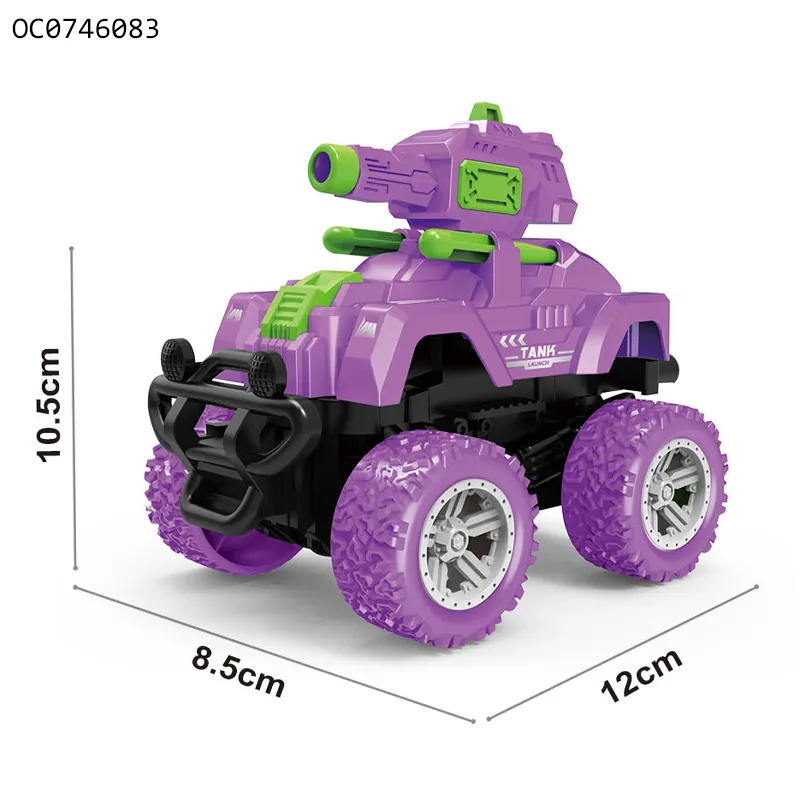Wholesale Educational Plastic Small Friction Super Tank Car Truck Toys