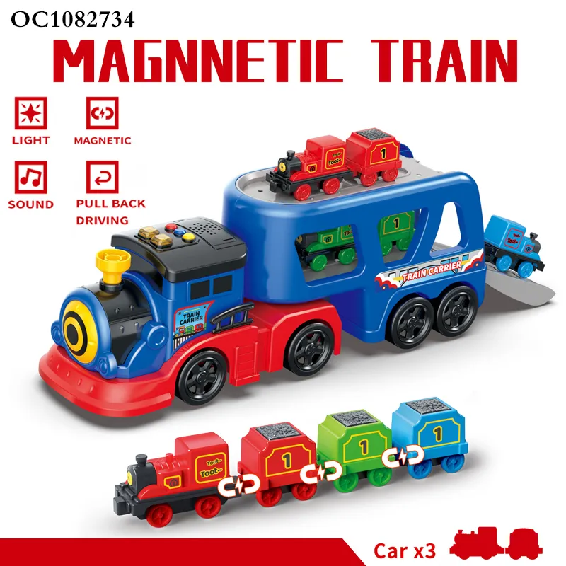 Wholesale Kids Electric Pullback Car Construction Children's Toy Sets with Music Light