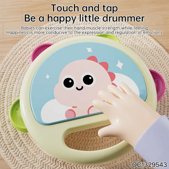 Wholesale Children Educational Rattle Montessori Toys Musical Hand Drum