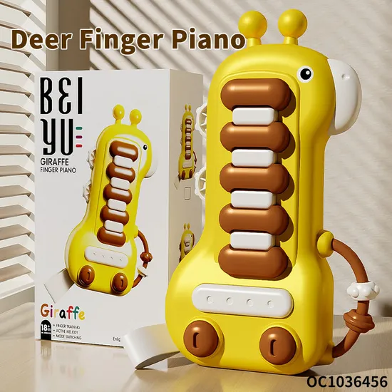 Wholesale Plastic Cartoon Giraffe Keyboards Music Electronic Baby Musical Piano Keyboard Toy