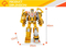 Wholesale Kids Interactive Intelligent 5PCS in 1 Magnet Construction Car Transform Robot Toy
