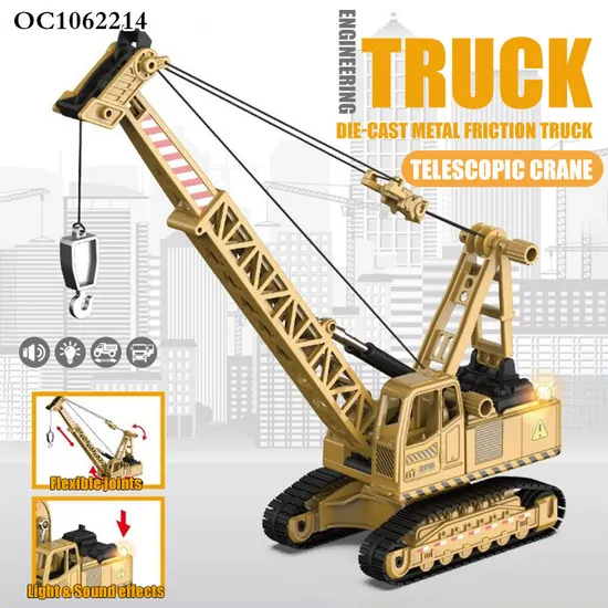 Wholesale Alloy Construction Engineering Diecast Truck Small Scale Model Toys for Boys