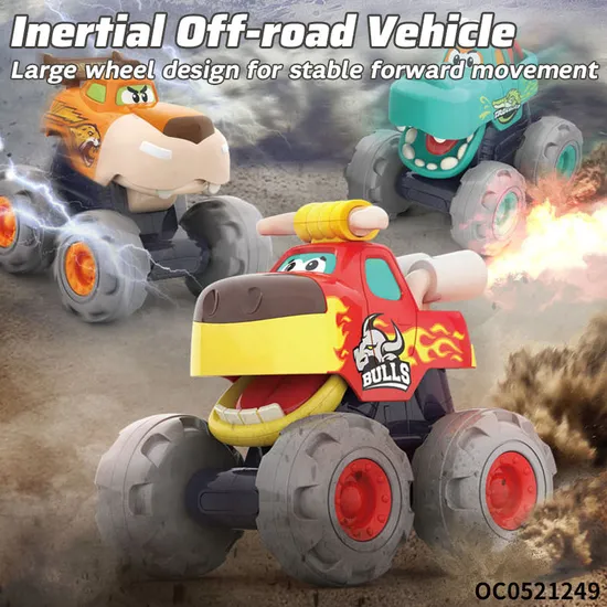 Wholesale Baby off Road Truck Friction Push and Go Shark Super Cars Toy