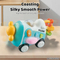 Wholesale Educational Custom Baby Sensory Toy Training Trending Musical Free Wheel Plastic Car Plane Toy for Baby