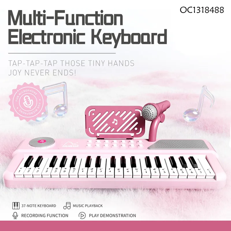 Wholesale Educational Montessori Sensory Electronic Musical Instrument Electric Keyboard Piano