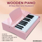 Wholesale Montessori Sensory Educational Children's 25 Keys Electronic Music Instrument Wooden Keyboard Piano