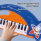 Wholesale Montessori Sensory Learning Electronic Organ Musical Instrument Piano Keyboard Toys for Kids