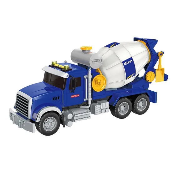 Wholesale Plastic Friction Super Truck Educational Construction Toys with Light Sound