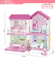 Wholesale Gift DIY Miniature Plastic Children House Play Doll House Set