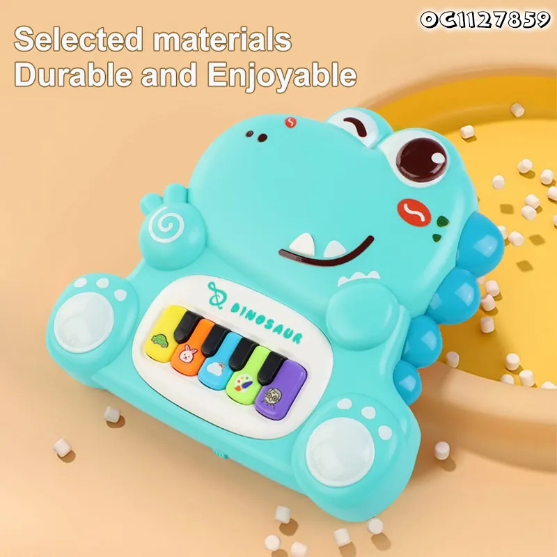 Wholesale Musical Instrument Battery Operated Baby Electric Piano Rainbow Keyboard Toys with Music for Children Baby