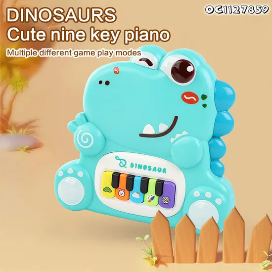 Wholesale Musical Instrument Battery Operated Baby Electric Piano Rainbow Keyboard Toys with Music for Children Baby