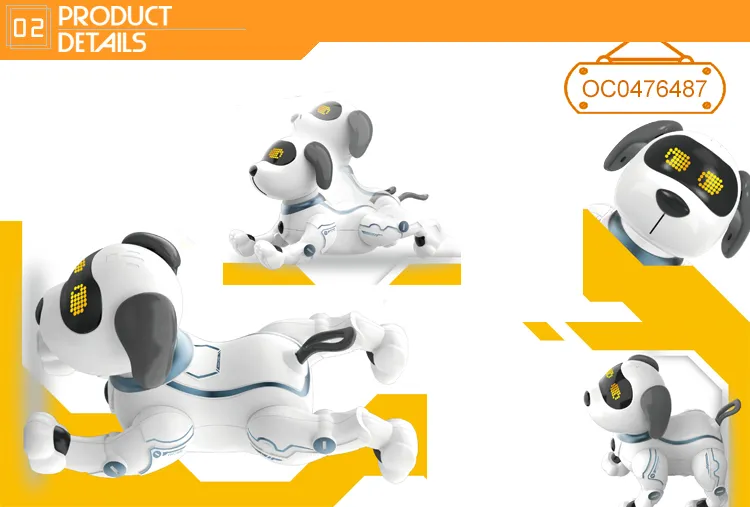Wholesale Interactive Wireless Remote Control Stunt Dog Robot