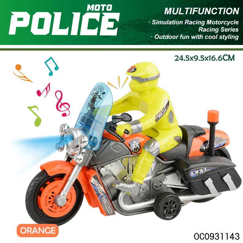 Wholesale Children Light up and Sound Friction Mini Motorcycle Toys Vehicle Model Kids