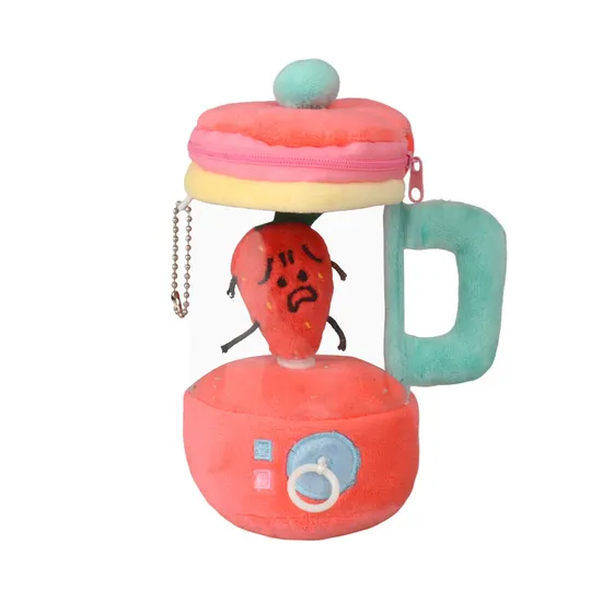 Wholesale Children Stuffed Pretend Play Preschool Custom Design Weighted Plush Juicer Toy