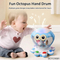 Wholesale Plastic Montessori Educational Interactive Musical Battery Operated Baby Hand Drum with Light and Music