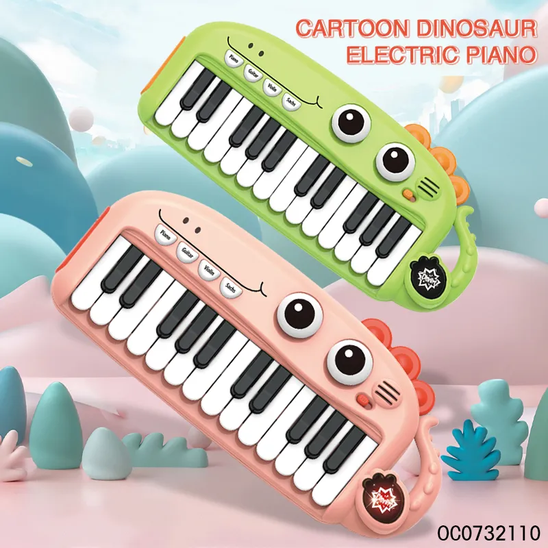 Wholesale Educational Musical Instruments Piano Keyboard Electronic Organ for Kids with Flashing Light