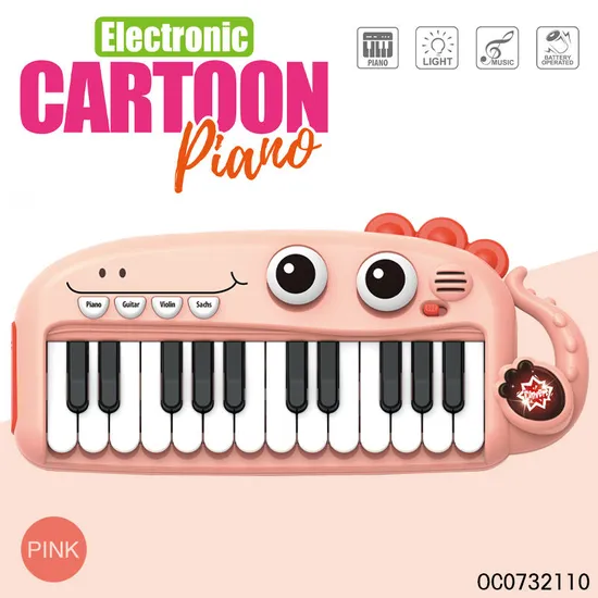 Wholesale Educational Musical Instruments Piano Keyboard Electronic Organ for Kids with Flashing Light