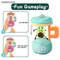 Wholesale Stuffed Baby Pull Line Spinning Portable DIY Pretend Play Electric Plush Educational Mini Juicer Machine Toy