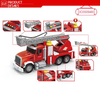 Wholesale Friction Truck Children Miniature Fire Mini Car Toys Model with Light Sound
