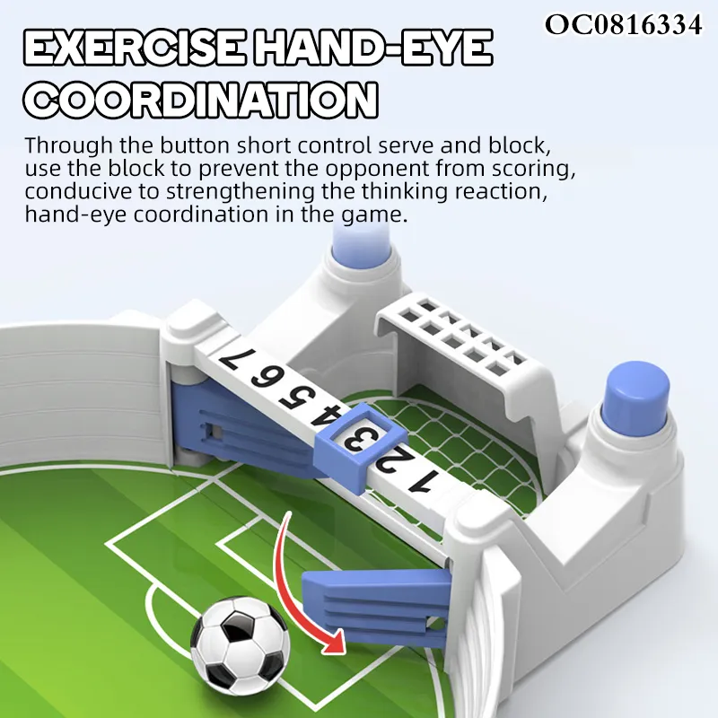 Wholesale 2 Players Battle Hand Football Training Board Toys Soccer Games Mini Football Table for Kids