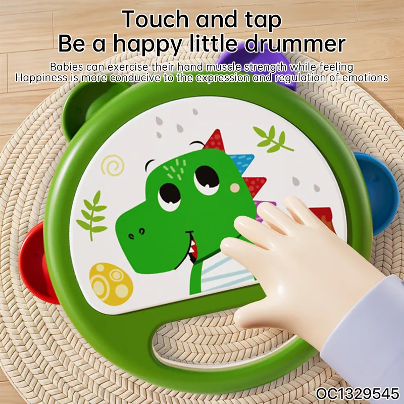 Wholesale Kids Musical Cartoon Sensory Plastic Musical Toy Hand Drum
