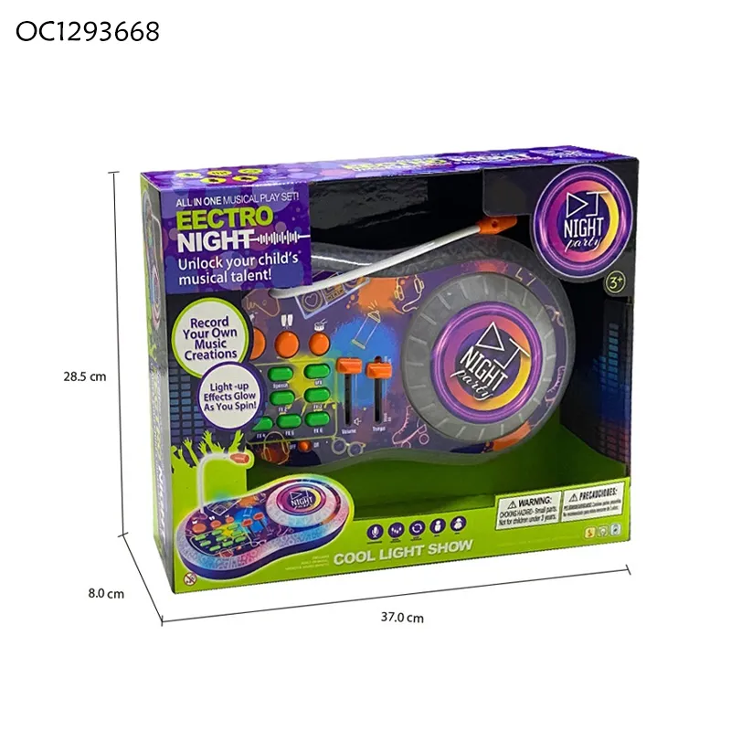 Wholesale Electronic Quality Musical Instruments Battery Operated Music Box Toys Drums Set