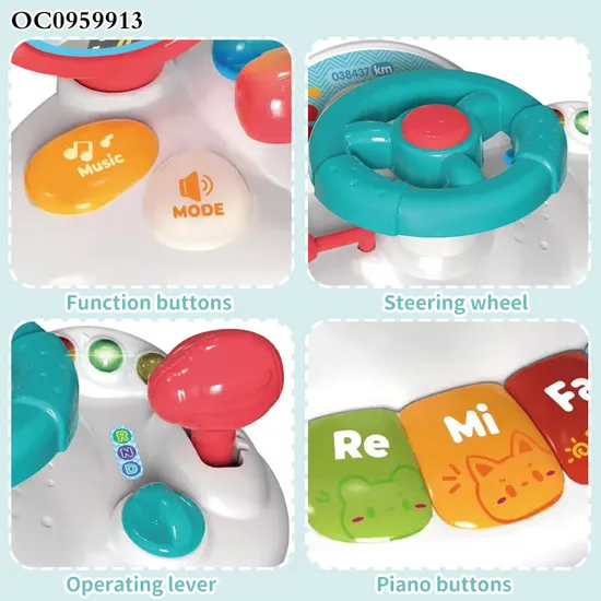 Wholesale Mini Piano Light-up Keyboard Music Instrument Electronic Toys for Kids