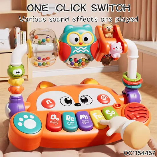 Wholesale Toy Piano Electronic Child Interactive Baby Sensory Musical Keyboard for Kids