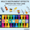 Wholesale Educational Keyboards Music Electronic Rainbow Keyboard Piano Musical Toys