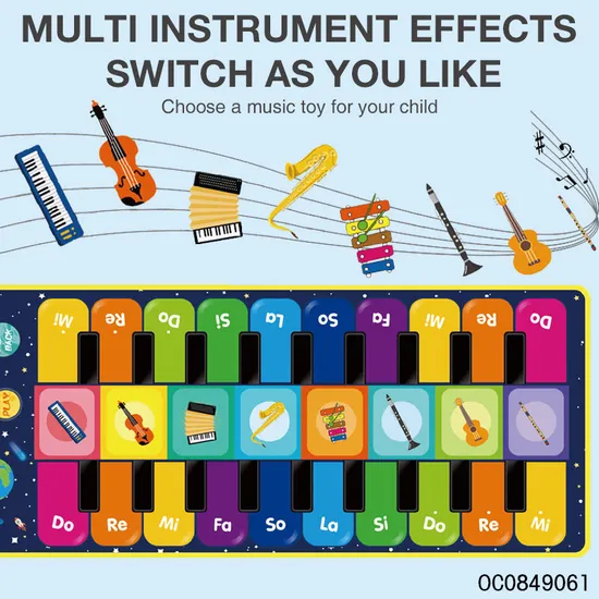 Wholesale Educational Keyboards Music Electronic Rainbow Keyboard Piano Musical Toys