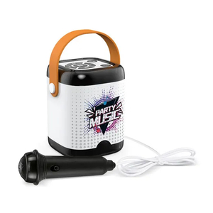 Wholesale Children Portable Karaoke Singing Music Customized Microphone Toy Speakers with Light