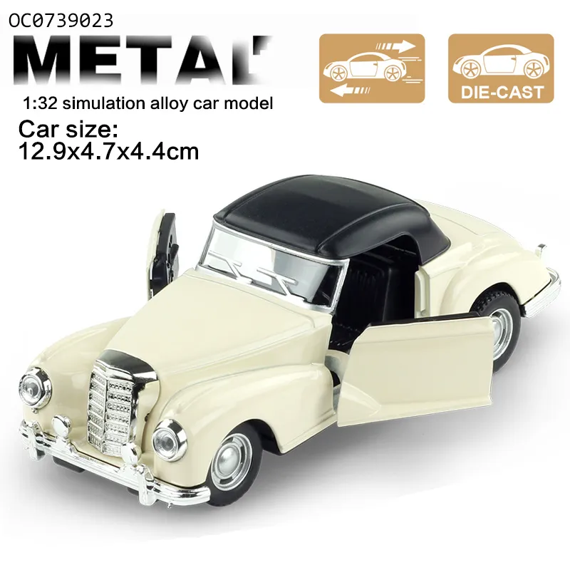 Wholesale Diecast 1: 32 Classic Children's Mini Die Cast Metal Car Toy for Kids