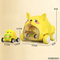 Wholesale Small Plastic Cartoon Car Pullback Friction Animal Toys for Kids