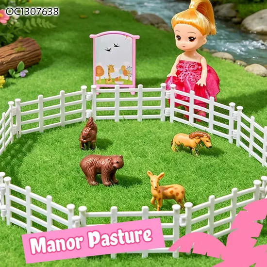 Wholesale Miniature Preschool Games DIY Craft Doll Houses Furniture for Girls