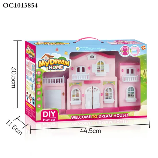 Wholesale Kids Play Funny Doll House Cute Classical DIY Mini Miniature Dollhouse
