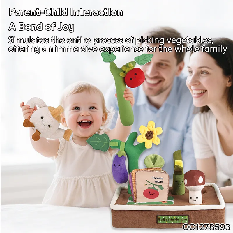 Wholesale Children Stuffed Sensory Learning Childre Hand Eyes Challenge Educationaln Plush Toy with Baby