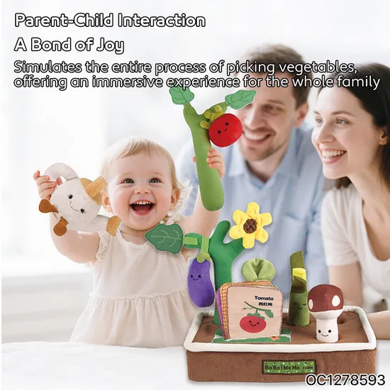 Wholesale Children Stuffed Sensory Learning Childre Hand Eyes Challenge Educationaln Plush Toy with Baby