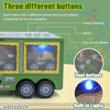Wholesale Plastic Children Dinosaur Education Friction Truck Car Track Carrier Toy with Light