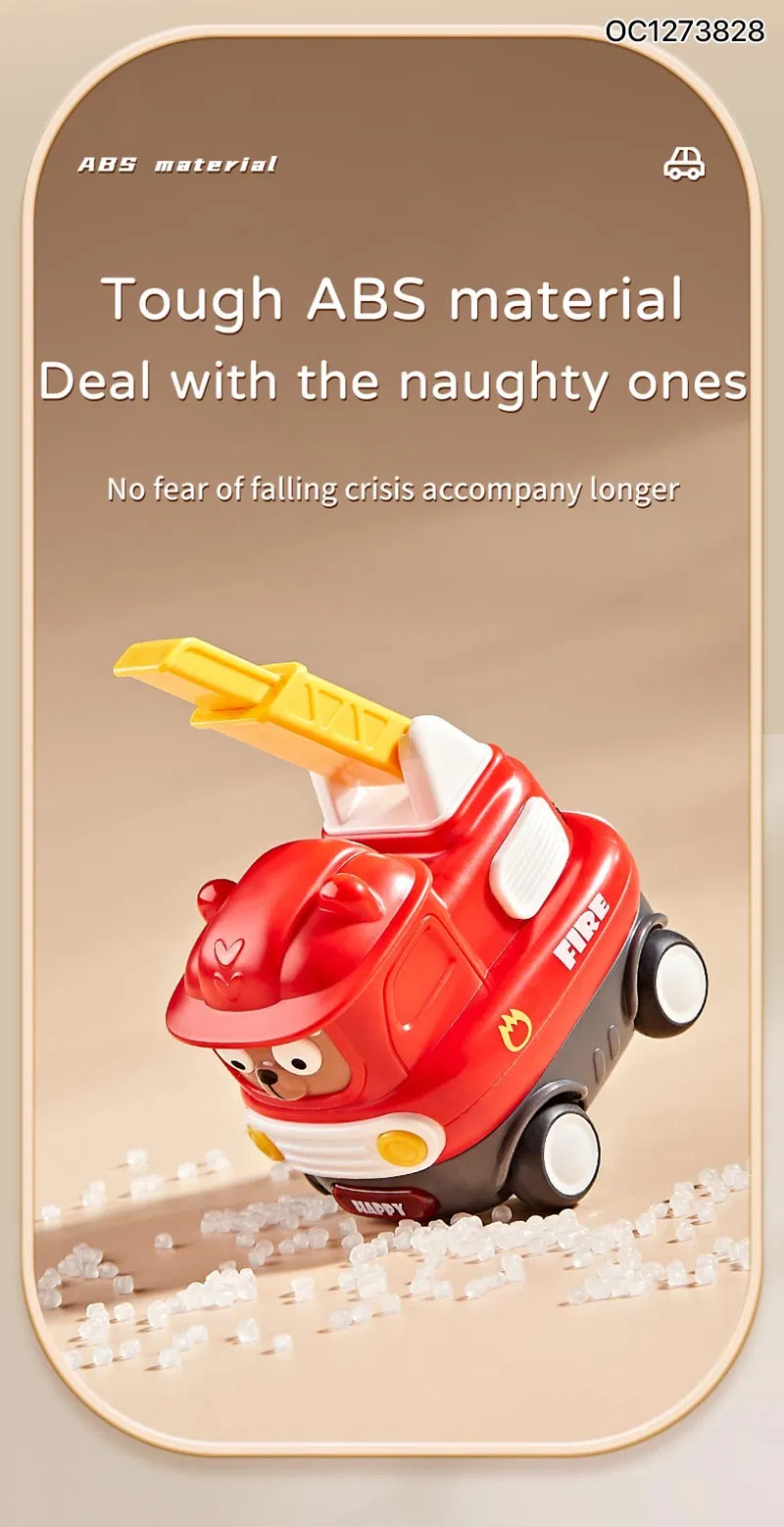Wholesale Pull Back Cartoon Cars Truck Engineering Vehicle Educational Model