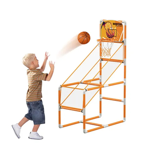 Wholesale Movable Outdoor Indoor Play Small Plastic Kids Basketball Hoop Stand Game Toys Hoop Stand