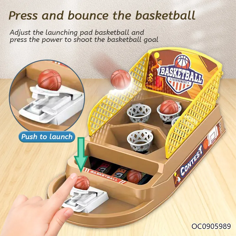 Wholesale Montessori Mini Interactive Basketball Board Table Games Educational Toy for Kids