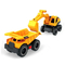 Wholesale 1: 14 Scale Miniature Friction Kids Construction Model Excavator Toy Truck with Light and Sound