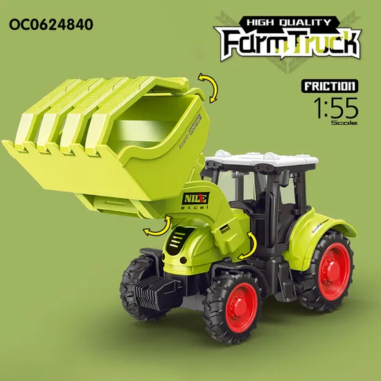 Wholesale 3 Pieces Construction Friction Simulation Farm 1: 55 Scale Children Car Toy Set
