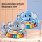 Wholesale Plastic Elephant Piano Mini Electronic Instruments Keyboard Baby Musical Toys Electronic Organ