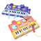 Wholesale Battery Montessori Sensory Hand Drum Montessori Early Learning Musical Instrument Piano Keyboard Toy