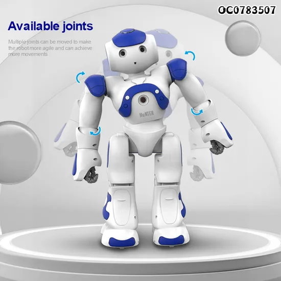 Wholesale Remote-Controlled Toy New RC Dancing Robots for Kids with Music and Light