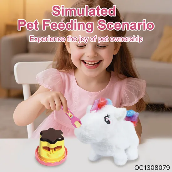 Wholesale Educational Kids Gifts Cute Small Stuffed Horse Animal Plush Children Baby Educational Toys for Birthday