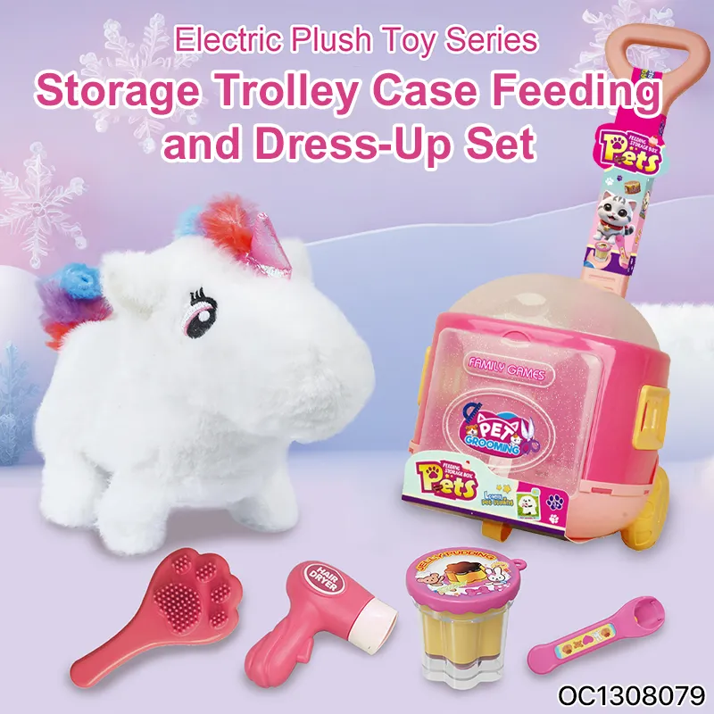 Wholesale Educational Kids Gifts Cute Small Stuffed Horse Animal Plush Children Baby Educational Toys for Birthday