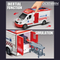 Wholesale Kids Educational Friction Cartoon Small Car Plastic Ambulance Toy with Light Sound