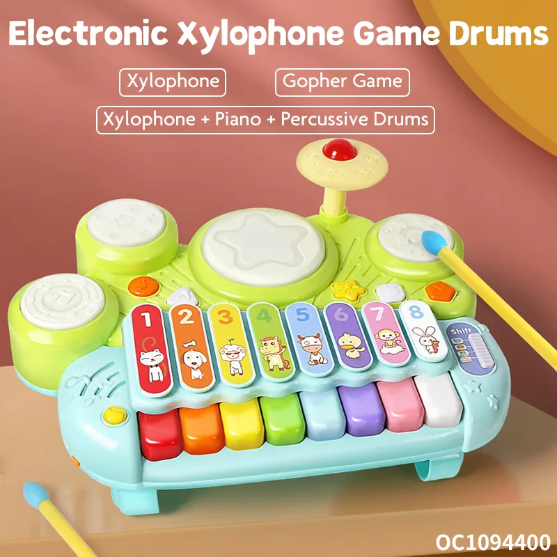 Wholesale Children Electronic Learning Toys Music Instrument Keyboard Piano Kids Education Drums Toy for Sale
